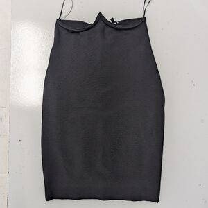 Fashion Nova Sleek Black Zippered Garment